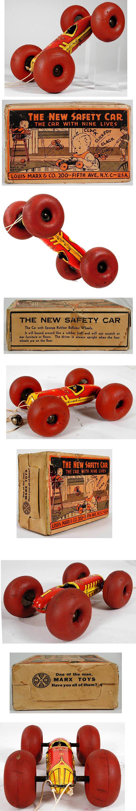 1939 Marx, Bouncing Benny 'New Safety Car' in Original Box